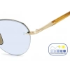 David Beckham Erkek Güneş Gözlüğü - Altın Metal Çerçeve Mavi Fotokromik Cam %100 UV Koruma DB 1173/S T5U 51