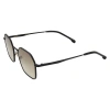 Carrera Erkek Güneş Gözlüğü - Geometrik Mat Siyah Metal Çerçeve Kahverengi Degrade Cam %100 UV Koruma CARRERA 334/S 0003/86 52