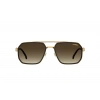 Carrera Erkek Güneş Gözlüğü - Pilot Mat Siyah Altın Metal Çerçeve Koyu Kahverengi Degrade Cam %100 UV Koruma CARRERA 1069/S I46/86 57