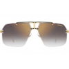 Carrera Erkek Güneş Gözlüğü - Çerçevesiz Altın Siyah Metal Çerçeve Gri Degrade Altın Aynalı Cam %100 UV Koruma CARRERA 1054/S RHL/FQ 63