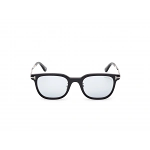 Tom Ford Unisex Güneş Gözlüğü - Kare Form Siyah Çerçeve Mavi Cam (UV400) FT1233