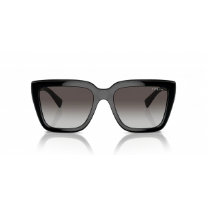 Vogue Kadın Güneş Gözlüğü - Butterfly Form Siyah Kemik Çerçeve Gri Degrade Cam 0VO5575SB