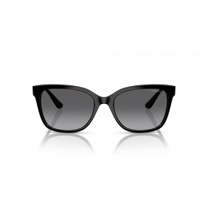 Vogue Kadın Güneş Gözlüğü - Yumuşak Dikdörtgen Form Siyah Enjeksiyon Çerçeve Yeşil Degrade Kahverengi Cam 0VO5426S