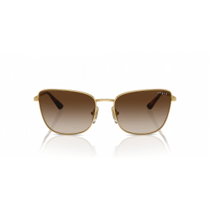 Vogue Kadın Güneş Gözlüğü - Butterfly Altın Metal Çerçeve Kahverengi Degrade Cam 0VO4308S