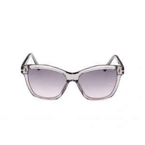 Tom Ford Kadın Güneş Gözlüğü - Kristal Gri Kemik Çerçeve Gri Degrade Cam FT1087