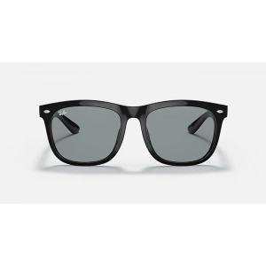 Ray-Ban Unisex Güneş Gözlüğü - Kare Siyah Kemik Çerçeve Klasik Koyu Gri Cam %100 UV Koruma RB4260D