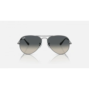Ray-Ban Unısex Güneş Gözlüğü - Damla Gri Metal Metal Çerçeve Füme Cam Degrade %100 UV Koruma 0RB3025