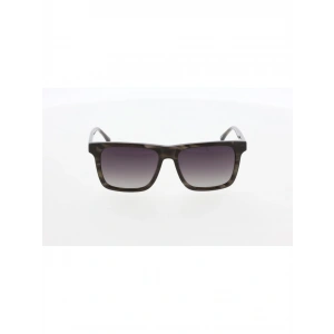 Mustang Erkek Güneş Gözlüğü - Köşeli Füme Kemik Çerçeve Mor Cam Polarize UV400 MU2572