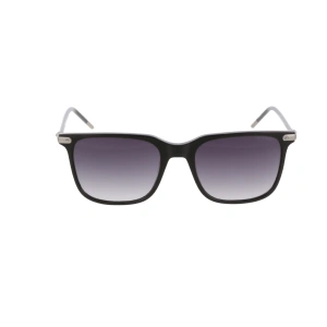 Mustang Erkek Güneş Gözlüğü - Kare Siyah Kemik Çerçeve Füme Cam UV400 MU2537