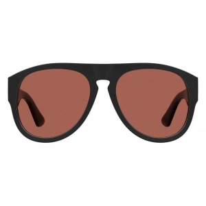 Moschino Kadın Güneş Gözlüğü - Pilot Siyah Kemik Çerçeve Pembe Cam UV400 176/S
