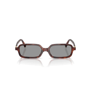 Miu Miu Kadın Güneş Gözlüğü - Dikdörtgen Havana Kemik Çerçeve Füme Cam 0MU 11ZS 21C40O 51