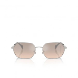 Michael Kors Güneş Gözlüğü - Geometrik Gümüş Metal Çerçeve Gümüş Aynalı Degrade Cam UV400 0MK1165 18933D 57