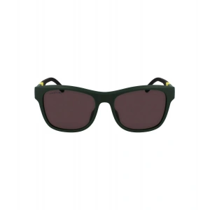 Lacoste Erkek Güneş Gözlüğü - Geometrik Yeşil Kemik Çerçeve Kahverengi Cam UV Filtre L6043S 301