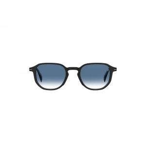 David Beckham Unisex Güneş Gözlüğü - Siyah Kemik Çerçeve Mavi Degrade Cam %100 UV Koruma DB 1140/S