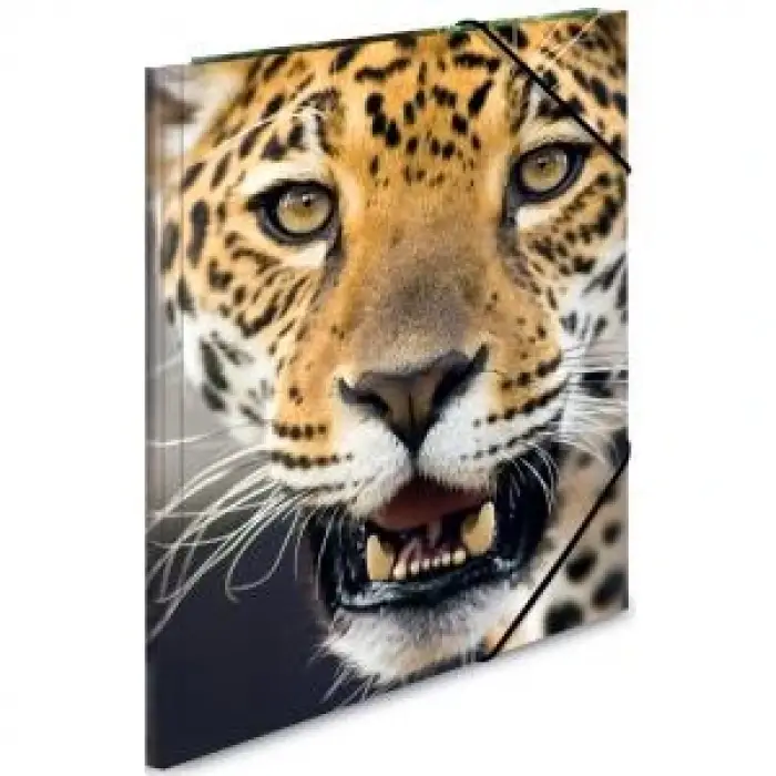HERMA A4 LASTIKLI DOSYA PP LEOPAR