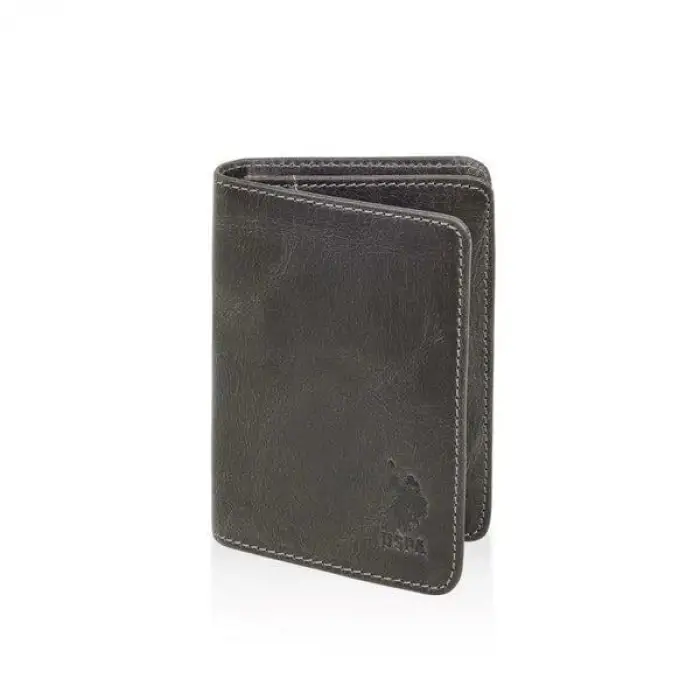 U.S. POLO ASSN. CÜZDAN DERİ GRİ PLCUZ23775