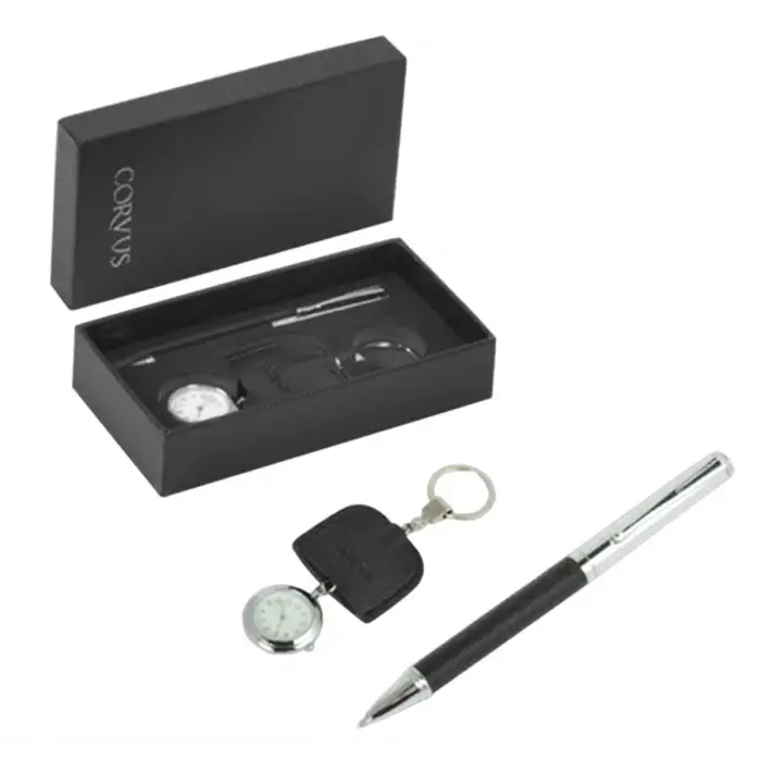 CORVUS CV 02 SET TÜKENMEZ KALEM VE SAAT