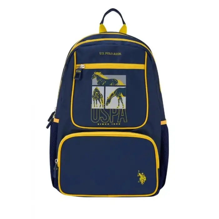 U.S POLO ASSN. SIRT ÇANTASI SARI-LACİVERT FEZA PLCAN25126