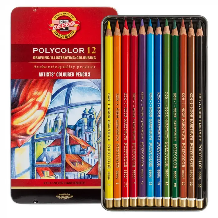 Set Of Artist?S Coloured Pencils 3822 12