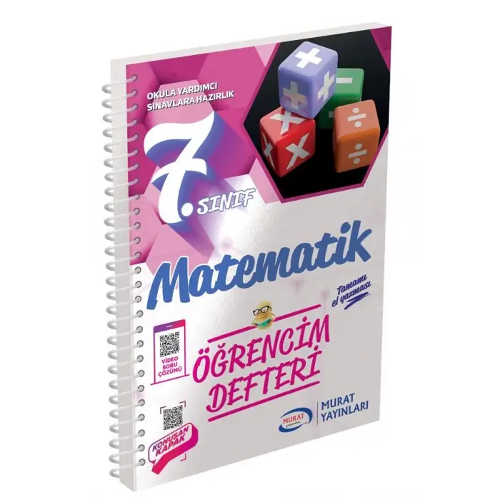 MURAT 7.Sınıf Matematik Öğrencim Defteri 3252