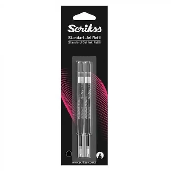 SCRİKSS Jel Refil Siyah 0,7Mm 2 Li Blister