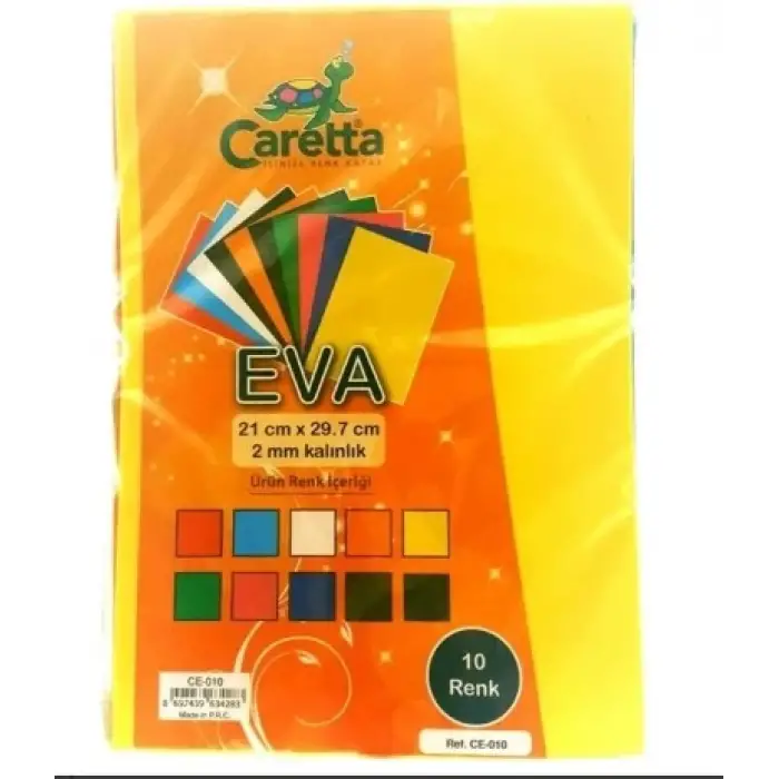 CARETTA YAPIŞKANLI EVA 10LU