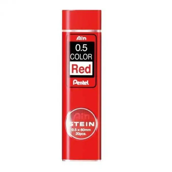 Pentel Ain STEIN 0,5 mm Kırmızı 20 adet