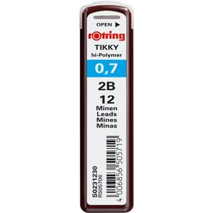 ROTRİNG Hi-Polymer Kurşun Kalem Ucu 0.7 mm (2B)