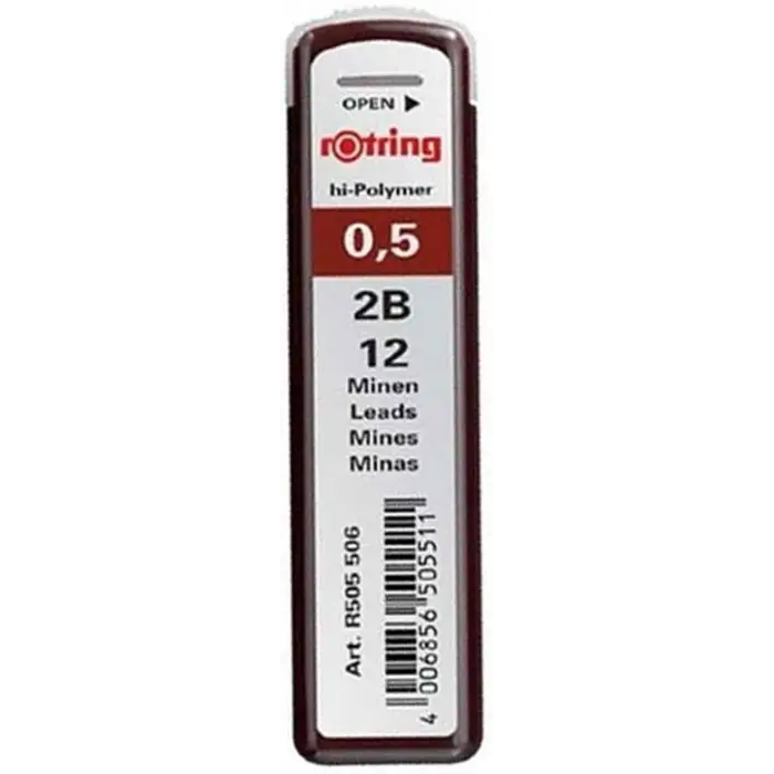 ROTRİNG Hi-Polymer Kurşun Kalem Ucu 0.5 mm (2B)