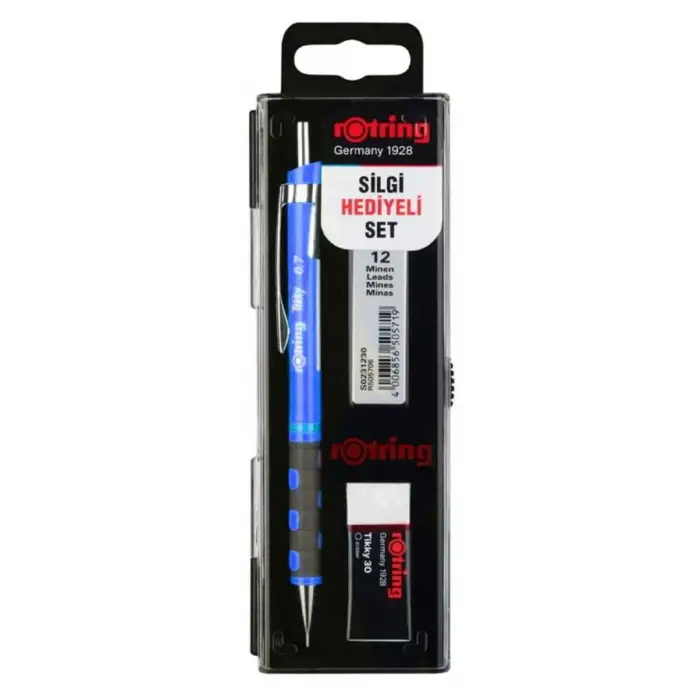 ROTRİNG TIKKY Mekanik Kurşun Kalem Okul Seti  0.7 mm Menekşe Mavi