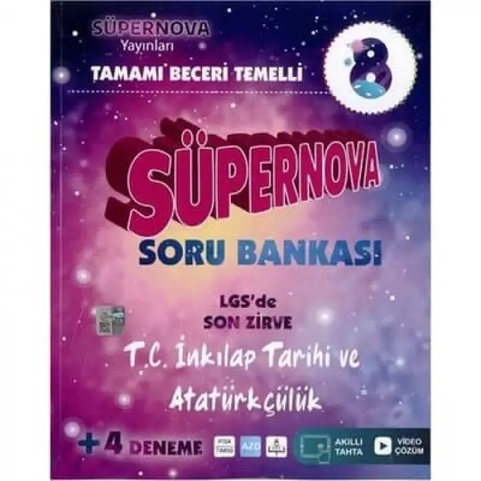 8.SINIF SÜPERNOVA INKILAP TARİHİ SORU BANKASI