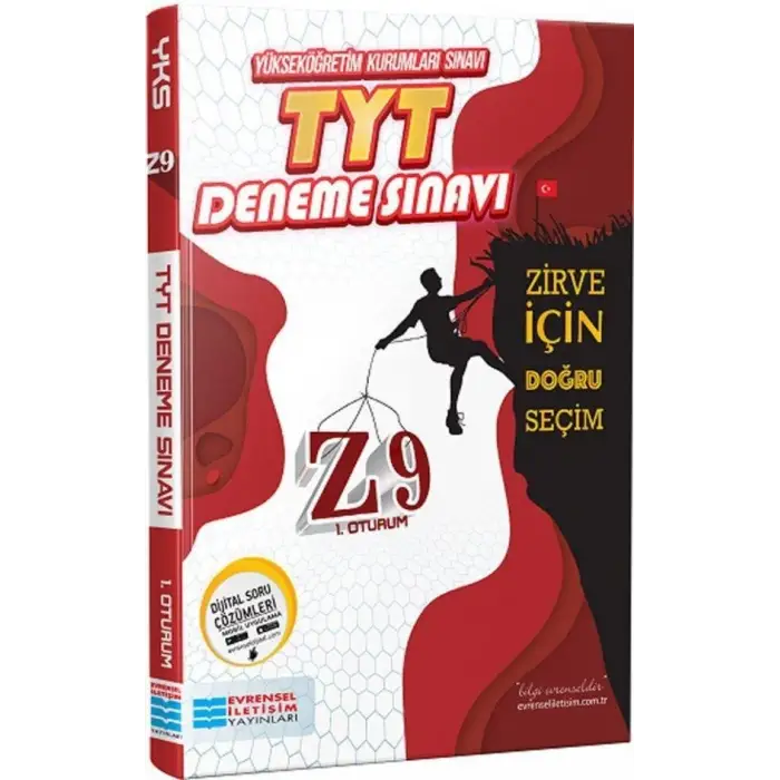 EVRENSEL TYT Z9 Video Çözümlü Deneme Sınavları