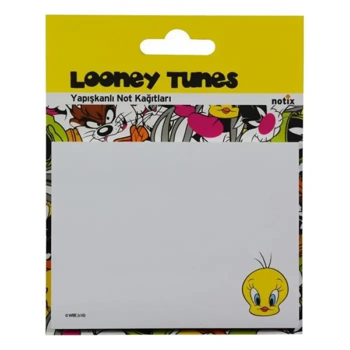 Looney Tunes Desenli 50 yp 100x75 Yapışkanlı Not Kağıt