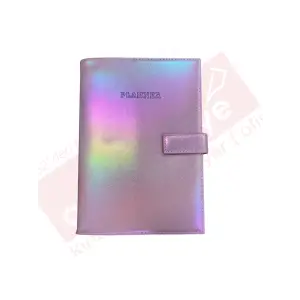 VJ VEGAN DERİ GEÇMELİ KAPAKLI TARİHSİZ AJANDA-PLANLAYICI A5 100 GR. IVORY 224 SYF. M.LİLA