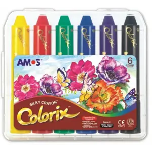Amos Colorix üçü birarada boya plastik kutu 6?lı