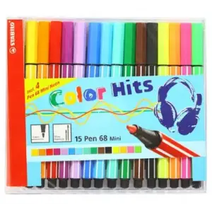 Stabilo Pen 68 Color Hits Mini 15li