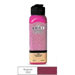 Artdeco Akrilik Boya 140ml Burgundy 3020