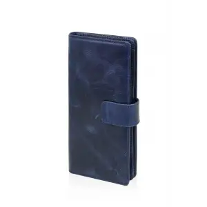 U.S. POLO ASSN. PORTFÖY EL ÇANTASI DERİ MAVİ PLCUZ23718