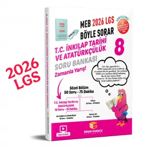 8. Sınıf 2026 Lgs Meb Böyle Sorar T.C. İNKILAP TARİHİ VE ATATÜRKÇÜLÜK Soru Bankası Video Çözümlü