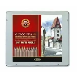 Set Of Artist´S Pencils With Dry Chalks 8829 48