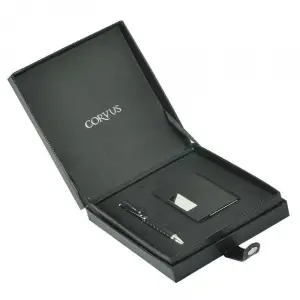 CORVUS CV 06 SET KARTVİZİTLİK-TÜKENMEZ KALEM SET