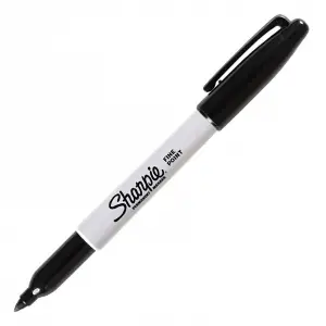 Sharpıe Fine, Yuvarlak uç, permanent markör - Siyah