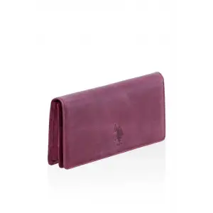 U.S. POLO ASSN. PORTFÖY EL ÇANTASI DERİ BORDO PLCUZ23725
