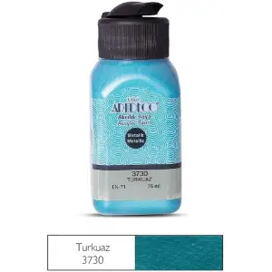 Artdeco Metalik Akrilik Boya 75ml Turkuaz 3730
