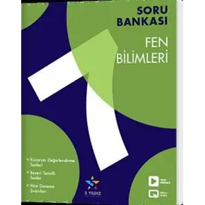 5 YILDIZ 7. SINIF FEN BİLİMLERİ SORU BANKASI