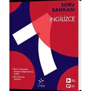 5 YILDIZ 7. SINIF İNGİLİZCE SORU BANKASI