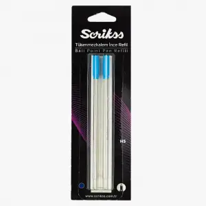 SCRİKSS 711 Tük Refil Mavi Blister İkili