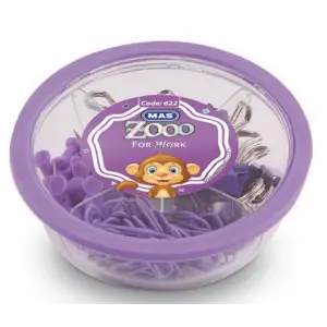Mas Zoo - Yuvarlak Kutuda Muhtelif Malz. - Mor