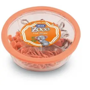 Mas Zoo - Yuvarlak Kutuda Muhtelif Malz. - Oranj