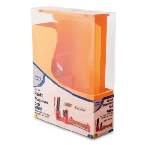 RENKLİ MASA SETİ - Vivid - Turuncu